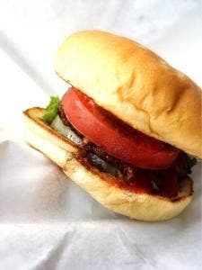 アイランドパークのハンバーガー屋さん