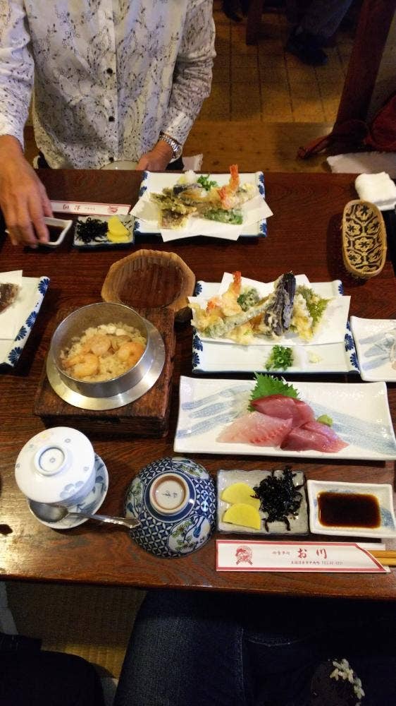 鮮魚介料理 お川