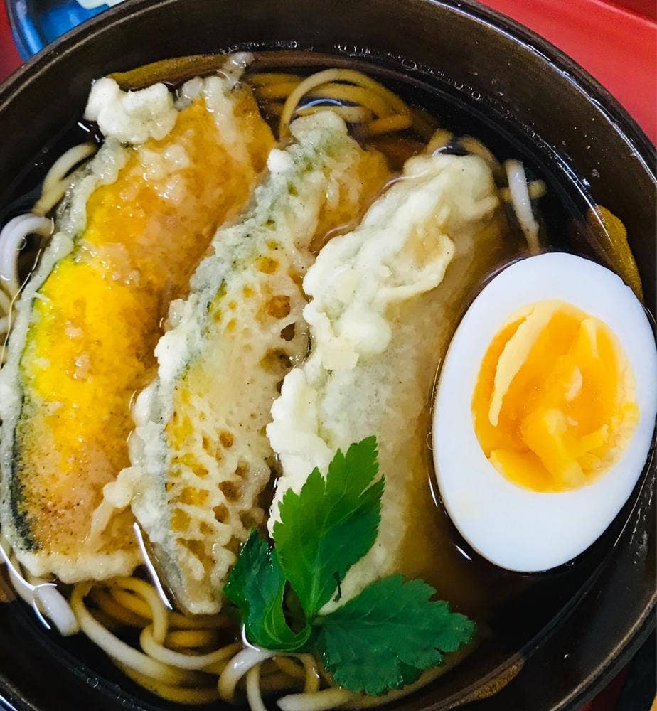 鶴天ごまそば