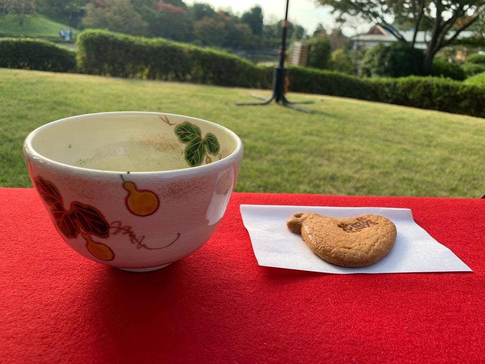越谷市日本庭園花田苑 やすらぎの茶席