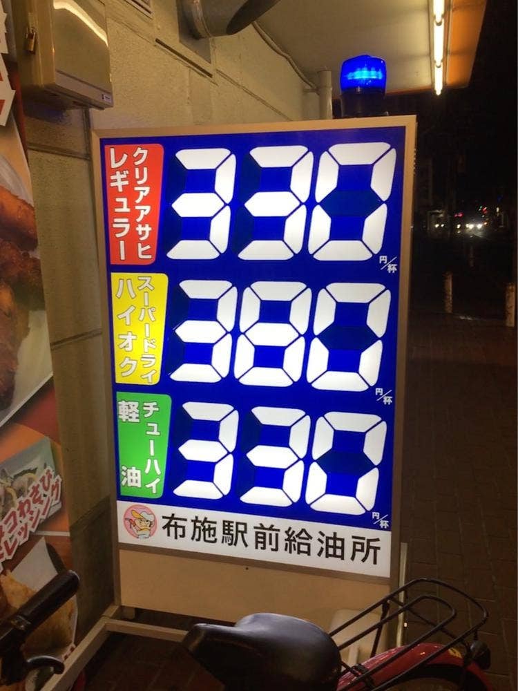 ガソリンスタンド居酒屋 布施駅前給油所