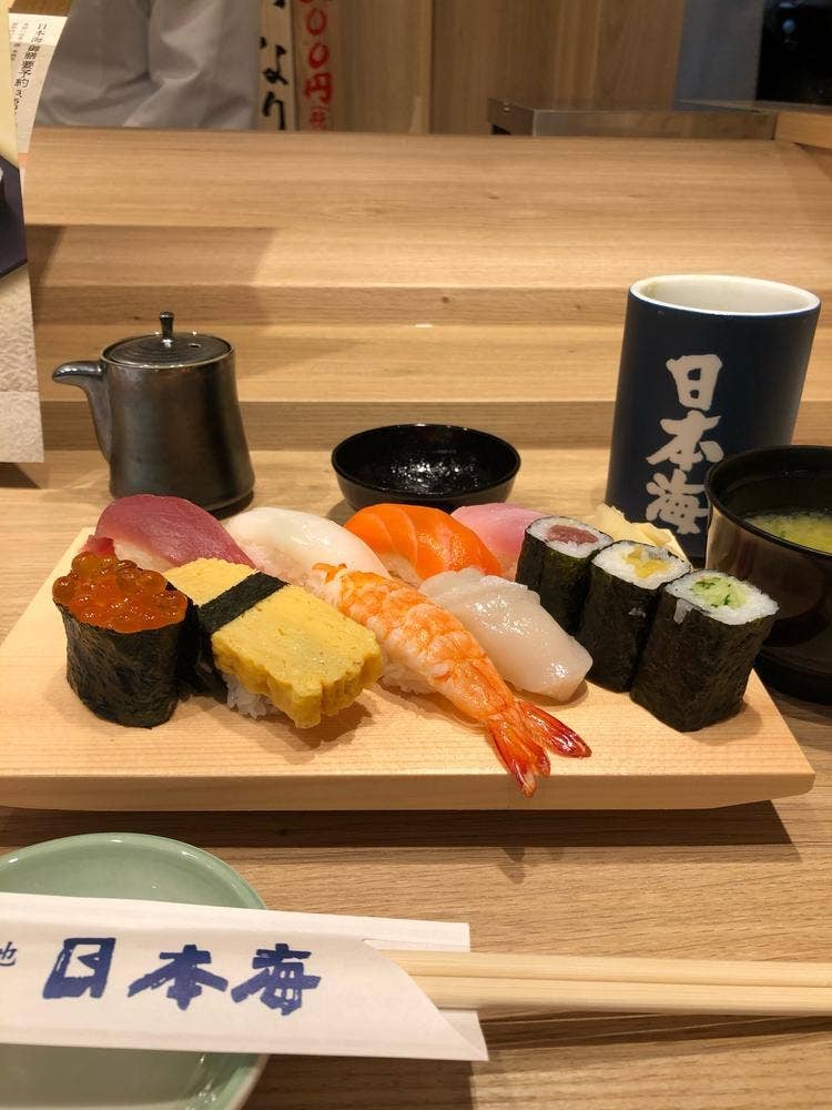 寿司 築地日本海 キュープラザ池袋店