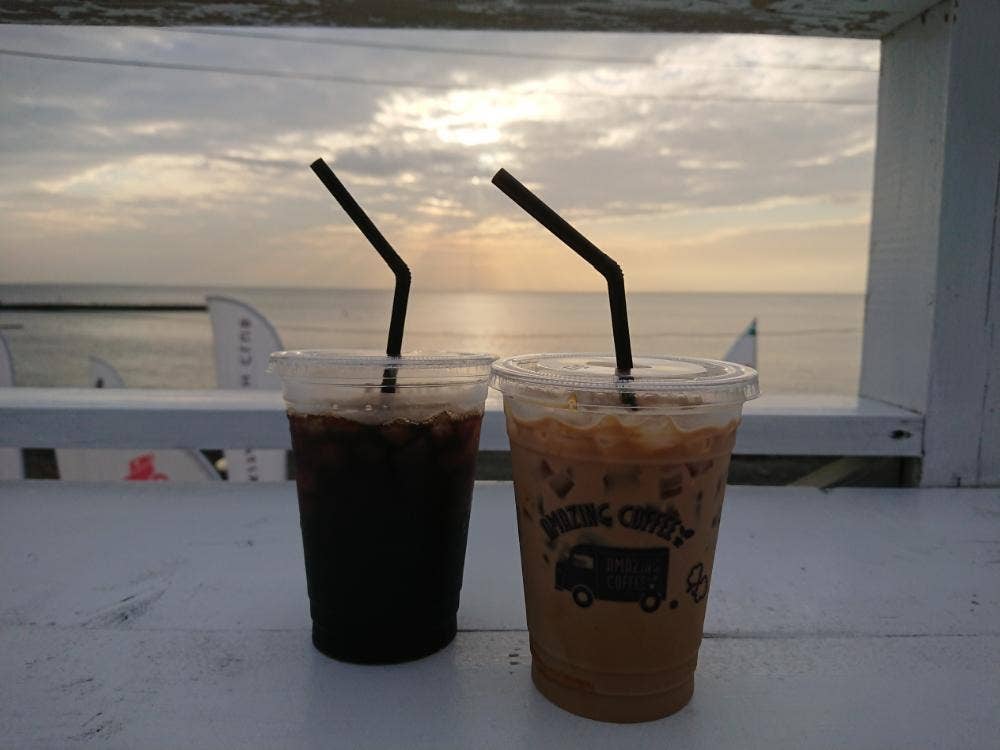 AMAZING COFFEE YOKOSUKA BEACH SIDE with AKIYA BEACH CLUB