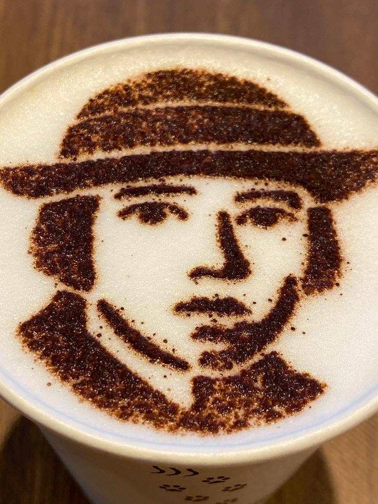 狐の足あと カフェ