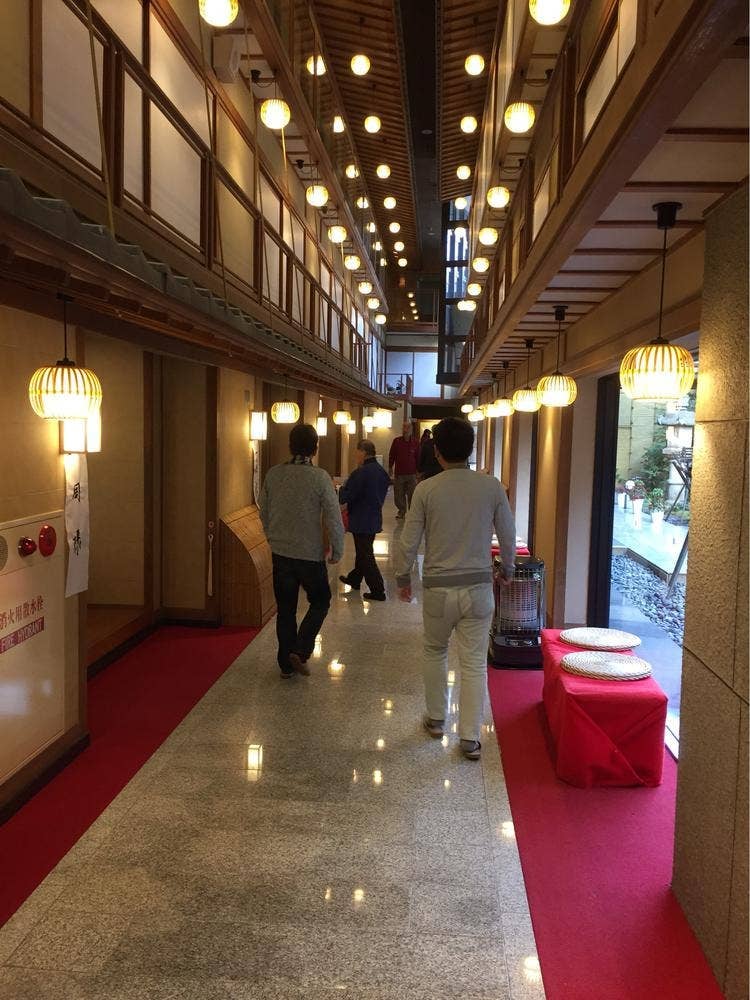 京都・湯の花温泉 松園荘 保津川亭 食事会場