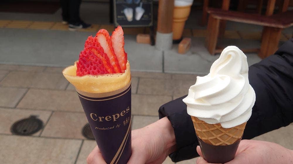 Crepes 道の駅せせらぎの里こうら