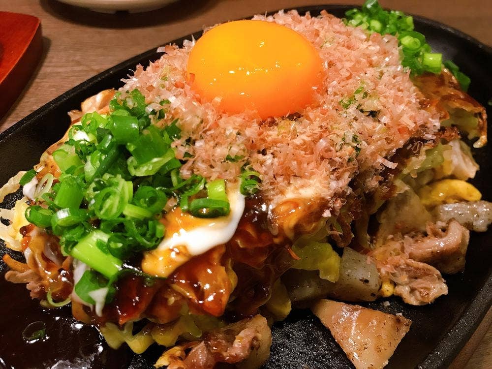 お好み焼 牛すじ葱丸