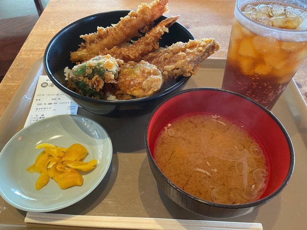 海老四天丼