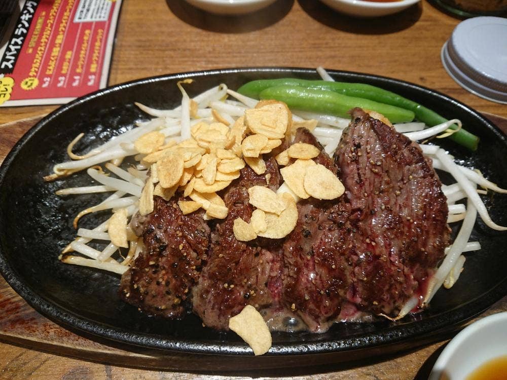 1ポンドのステーキハンバーグ タケル 天満店