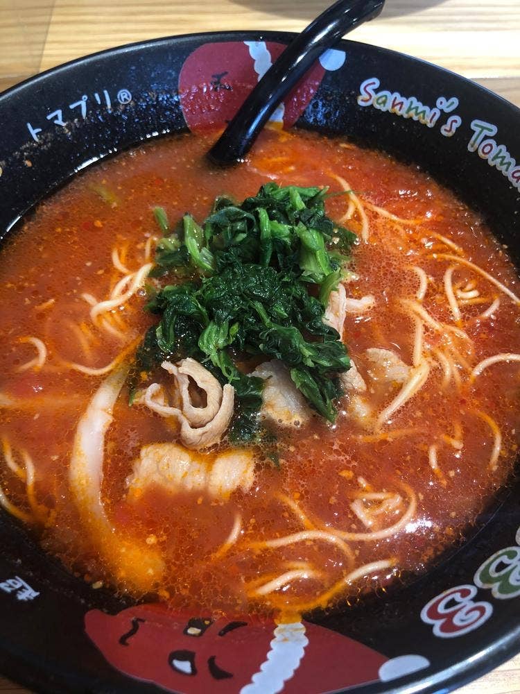 元祖トマトラーメン 三味333 水巻みどりんぱーく店