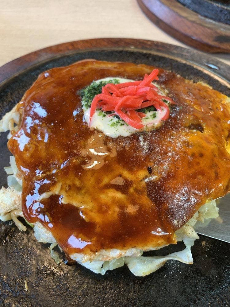 ぐりーんぼーる・洋風お好み焼