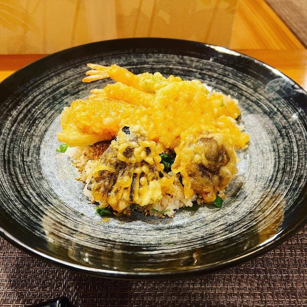 天婦羅とワイン 加治木