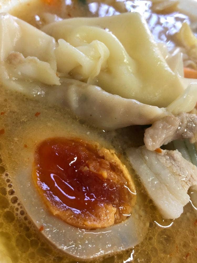 郡山駅前ラーメン 角麺