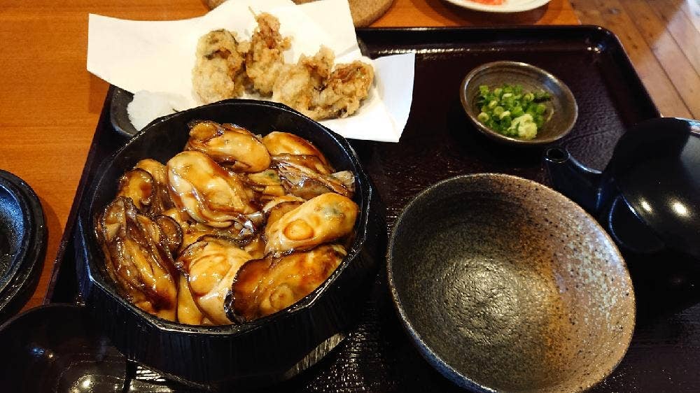 広島江田島産 カキ小屋 松山出張所