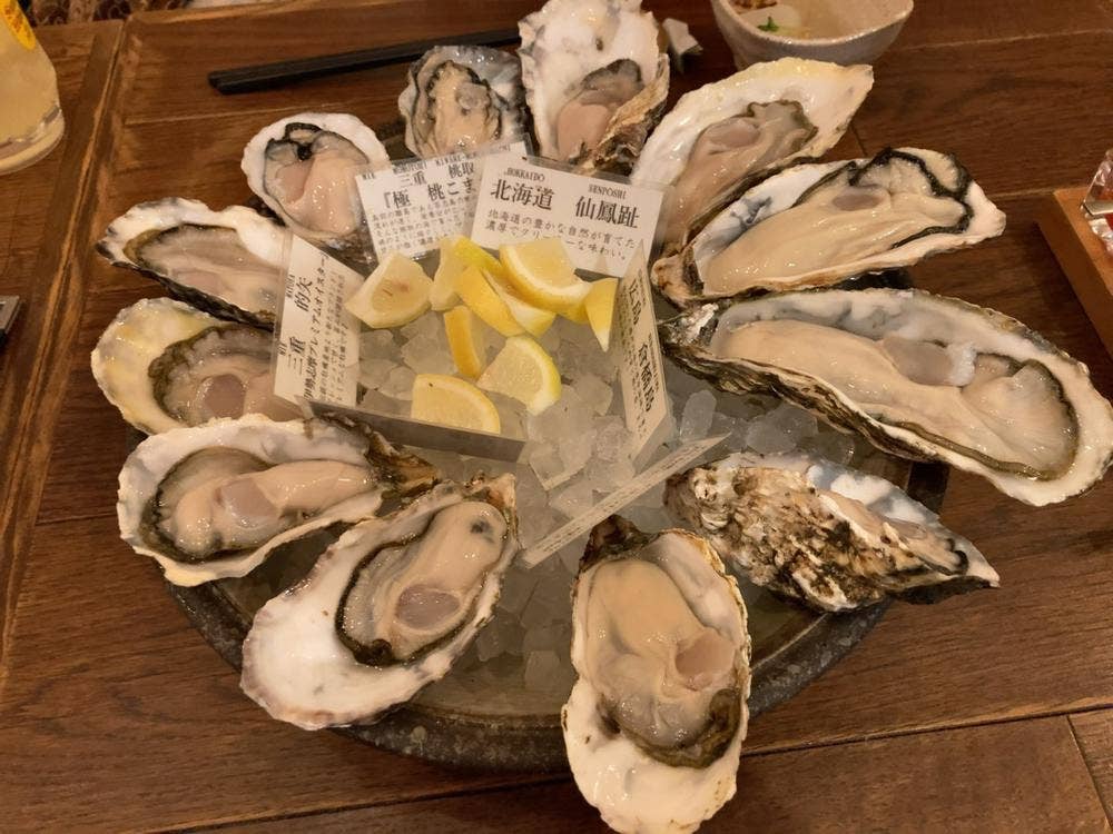 産直かきと炉端焼 恵比寿 牡蠣ツ端