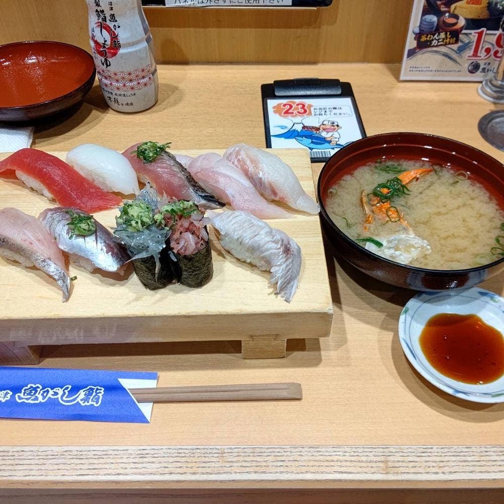 沼津魚がし鮨 流れ鮨 静岡パルシェ店