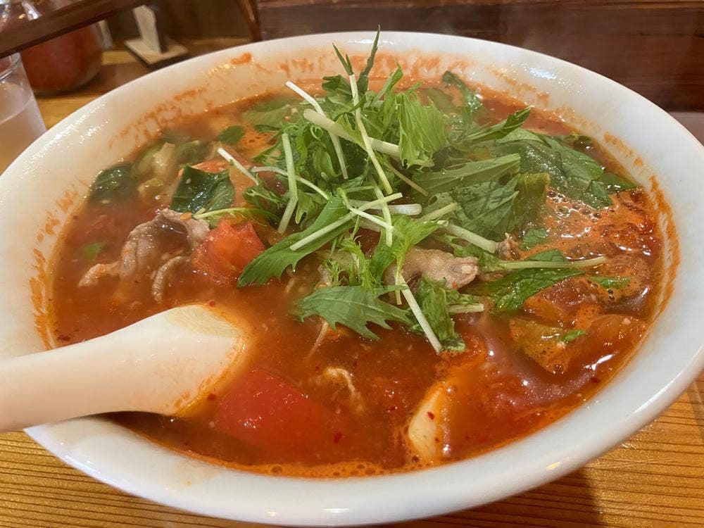 とまとラーメン あかり食堂