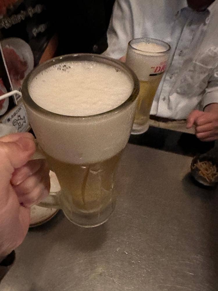 ビール100円『たんと』