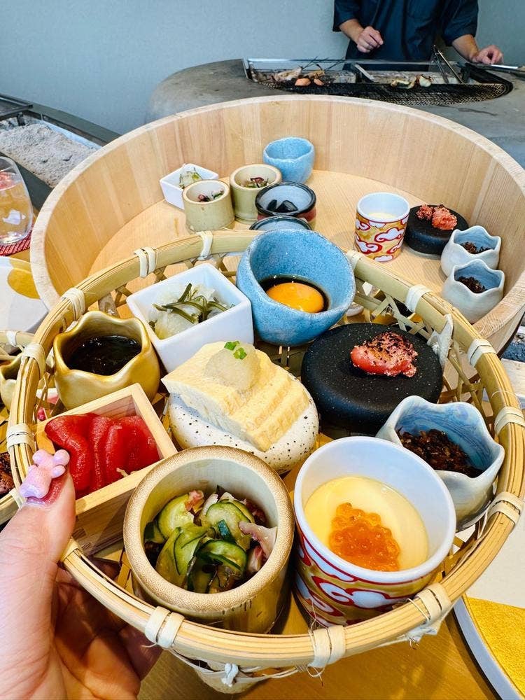 米と干物と