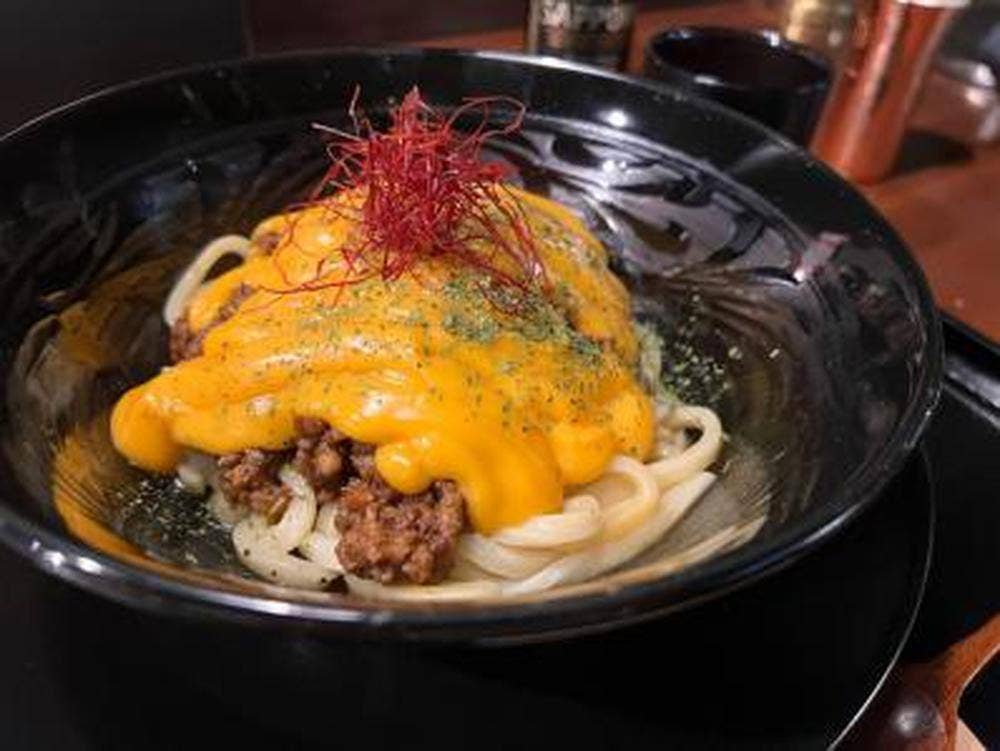 豚肉汁うどん べ