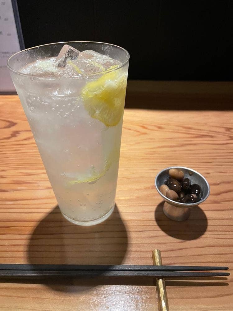 ぽん酒とアテ らく