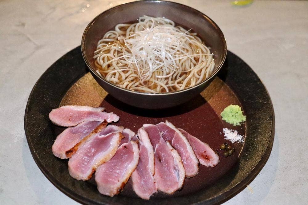 鴨そばとワイン 6
