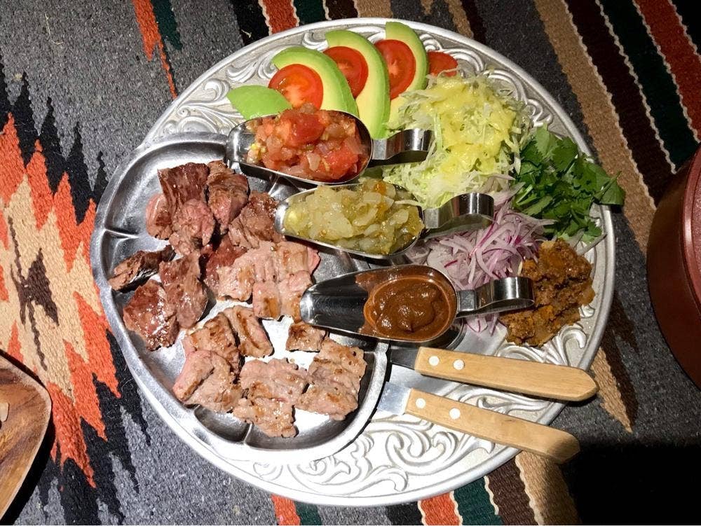タコスとメキシコビーフ aprecio