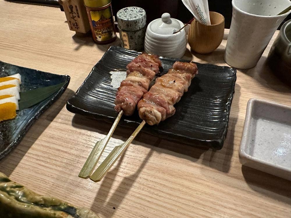 焼き鳥喰って蕎麦で〆る はじめ