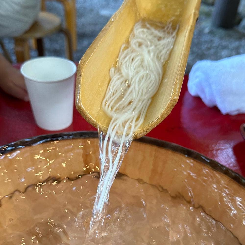 長生館 流しそうめん処