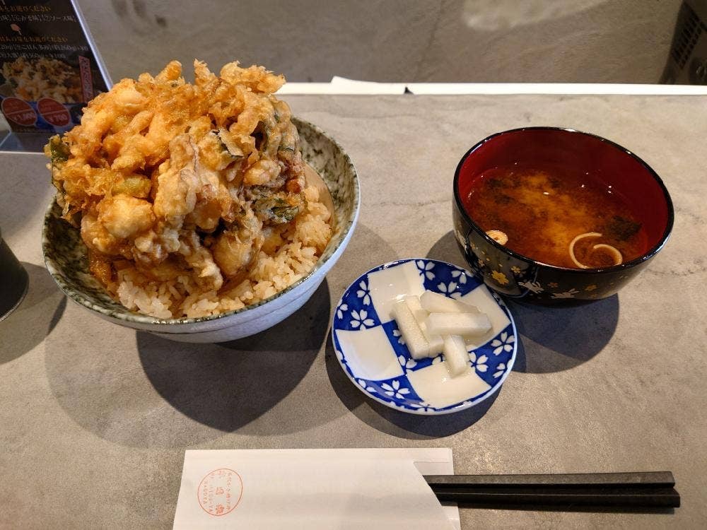 名代かき揚げ丼 半日家 名古屋伏見