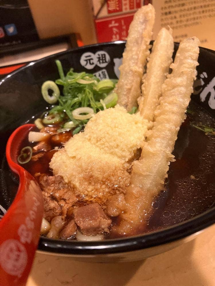 元祖 肉肉うどん 中洲店