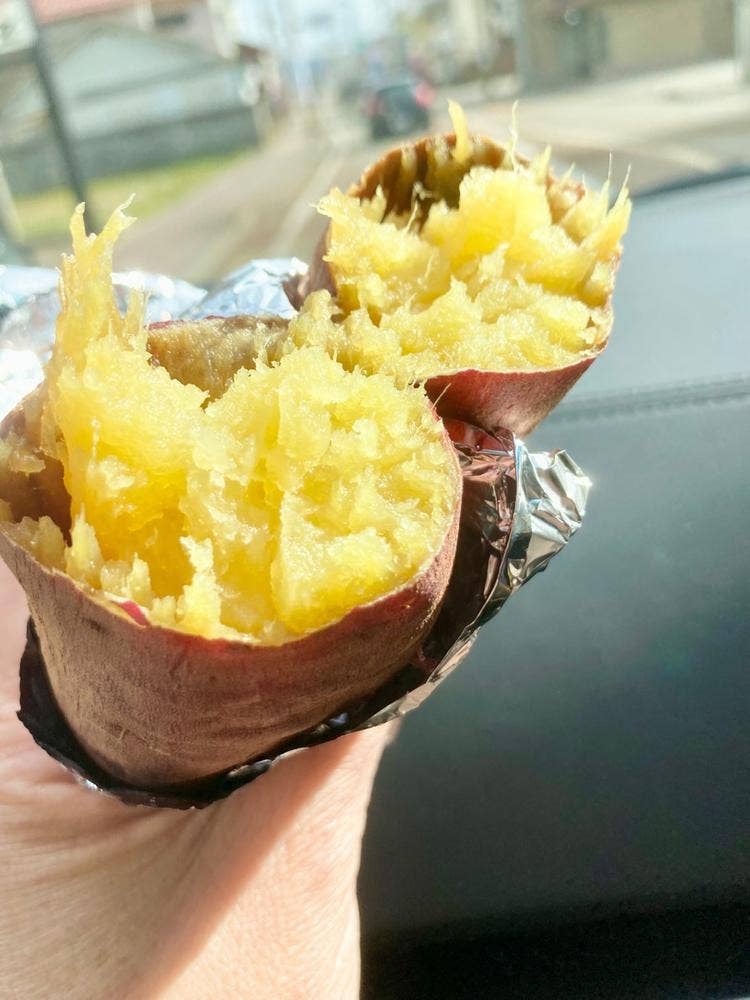 壺焼き芋 青空