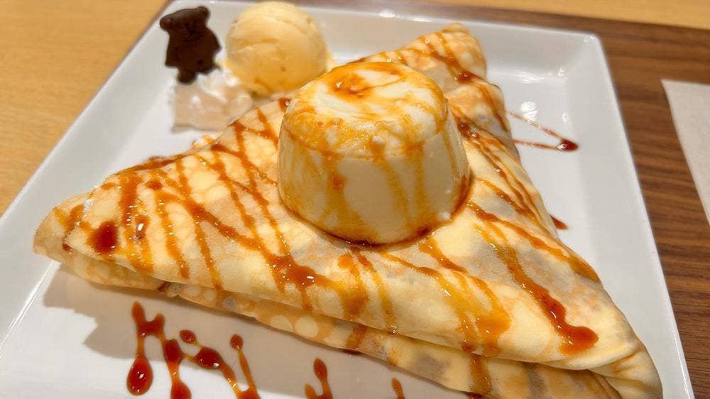 自然卵のクレープ 五橋店