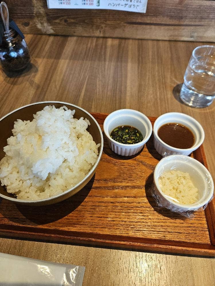 毎朝挽肉と羽釜ごはん ハンバーグ Bowz