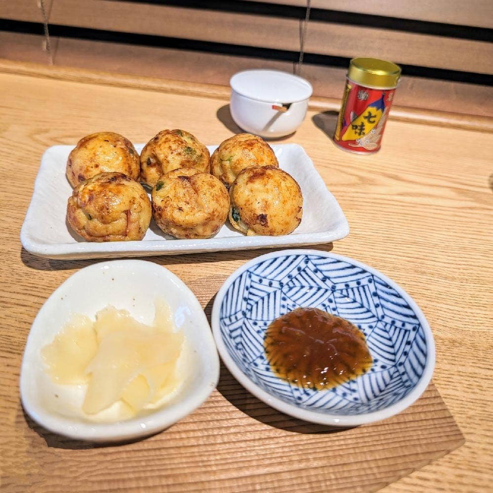 たこ焼きと國酒 日のもと