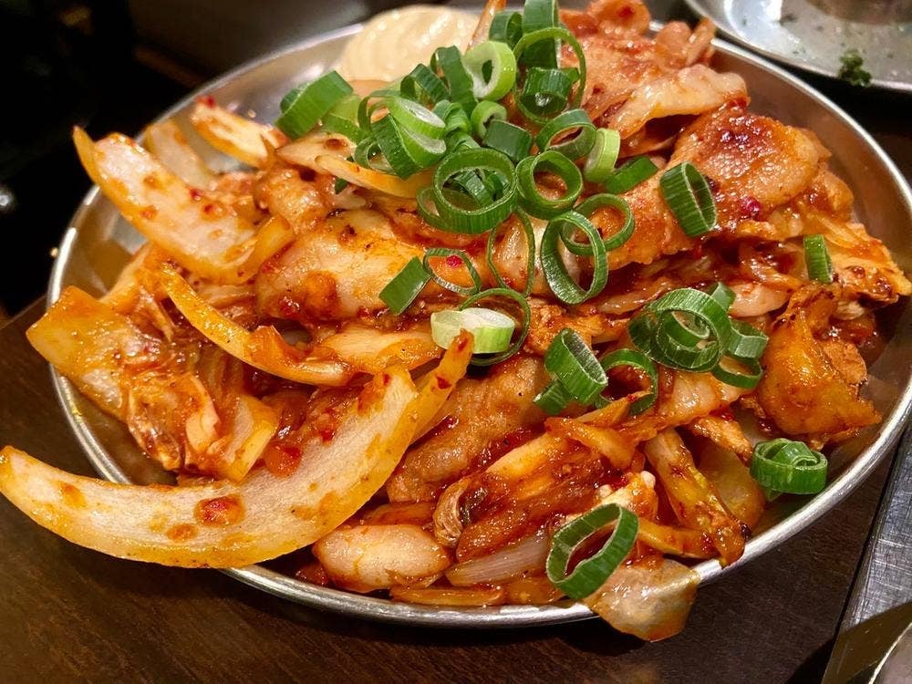 上野もんじゃ 関西風お好み焼き ぐりぐり