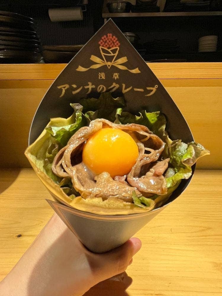 アンナのガレットと焼酎