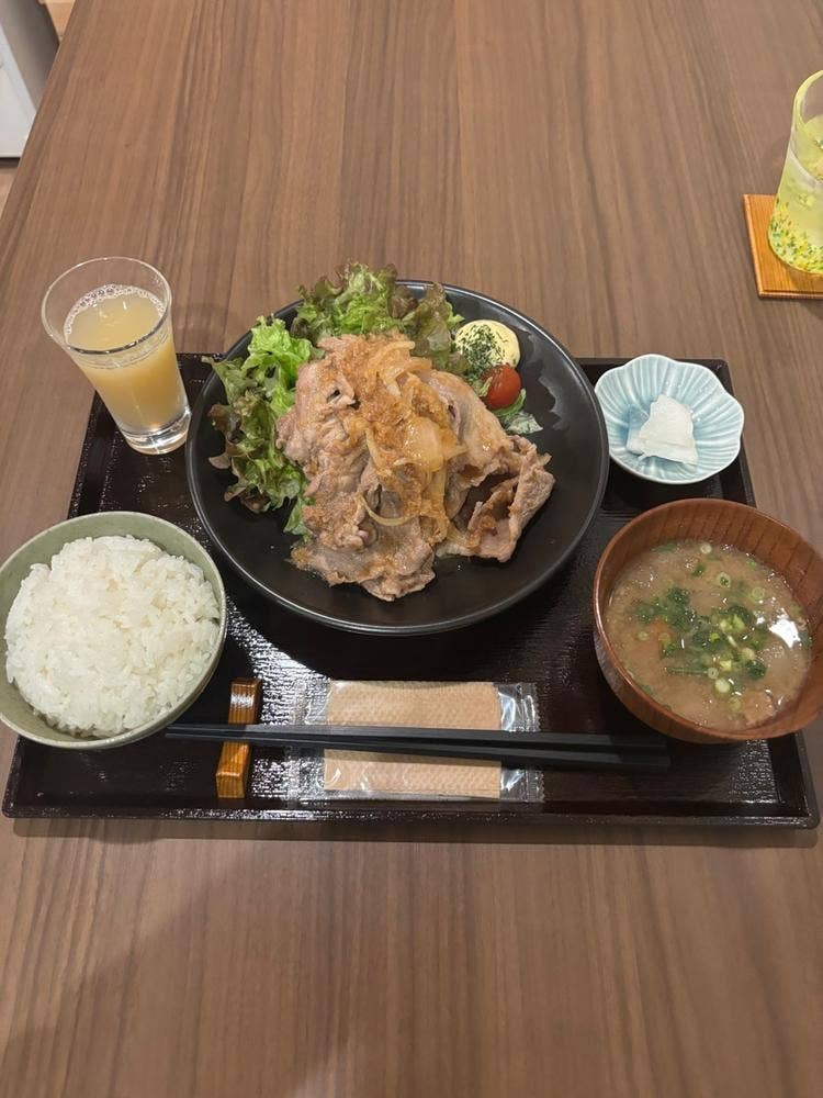 しょうが焼き 花緑青