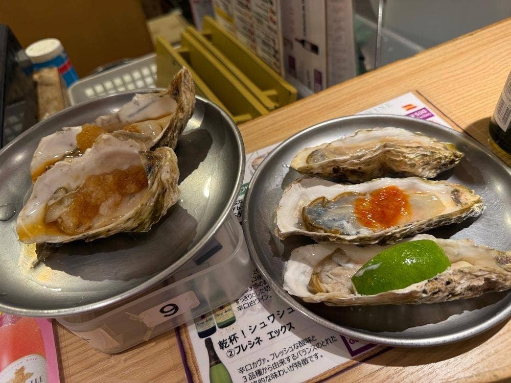 立ち食い寿司&牡蠣・ワイン すしまる 天王寺MIO店