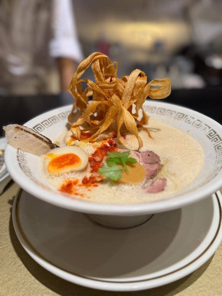 鯛白湯らーめん ◯de▽