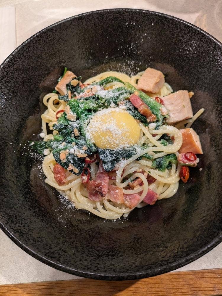 北海道小麦の生パスタ 麦と卵 東京駅八重洲北口店