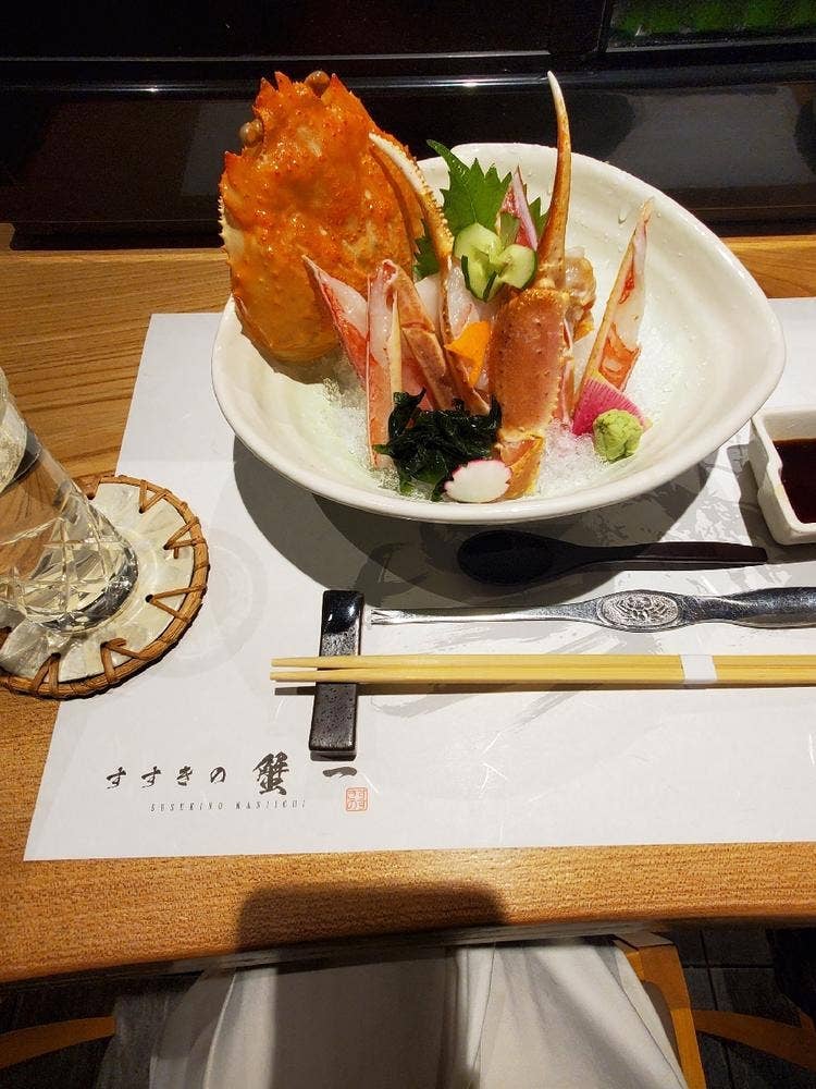 すすきの蟹一