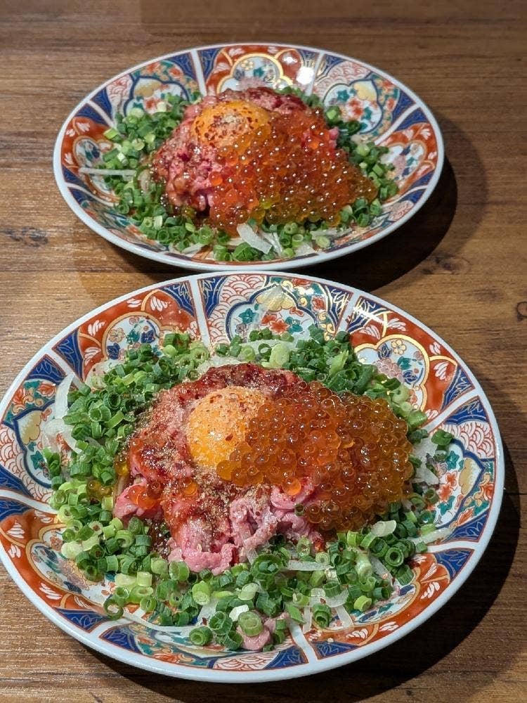 キンキン麦酒とプリッと小腸 近江牛畜産あさひ 千中店