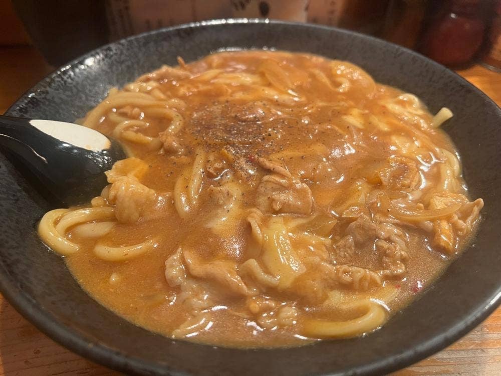 カレーうどん あげは。