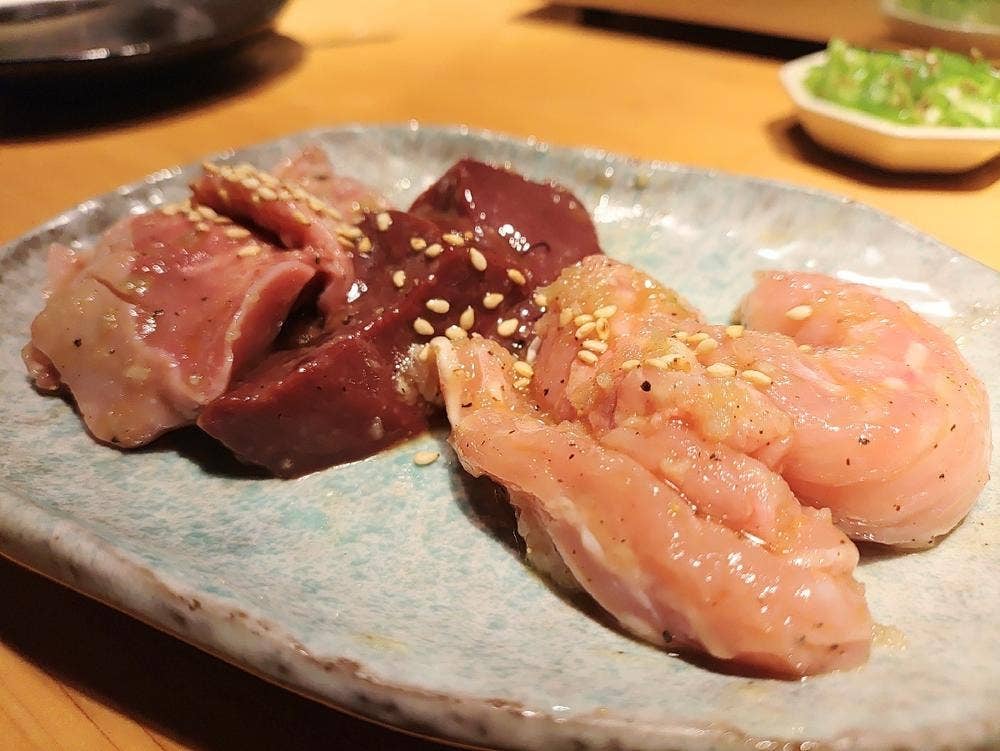 ホルモンの肉かわ