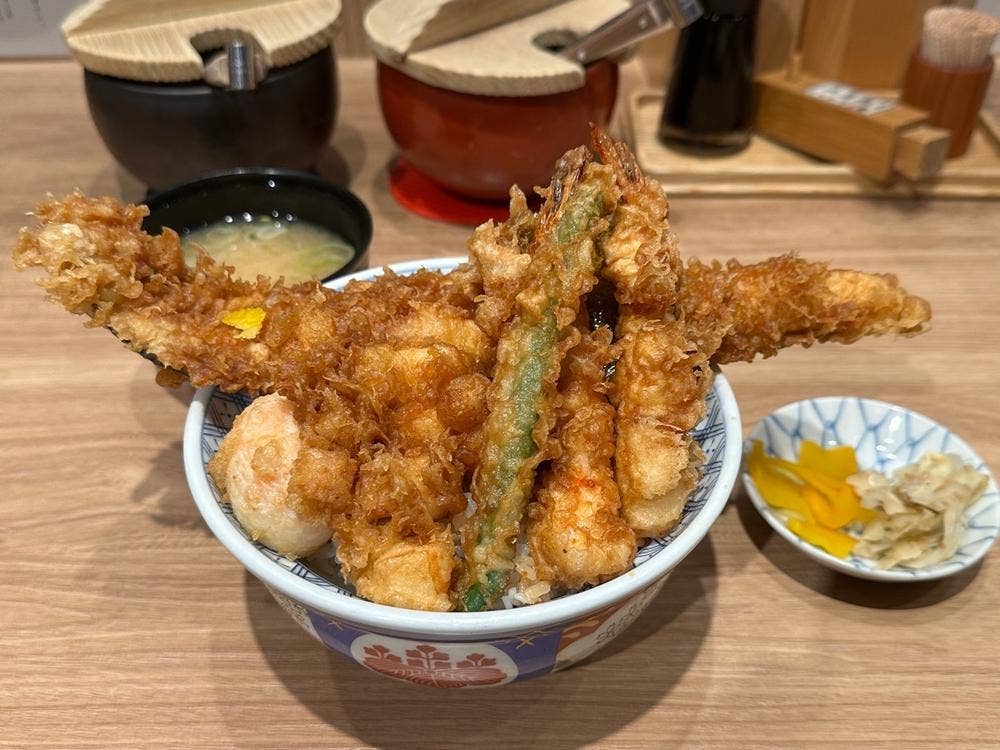 日本橋 天丼 金子半之助 Otemachi One店