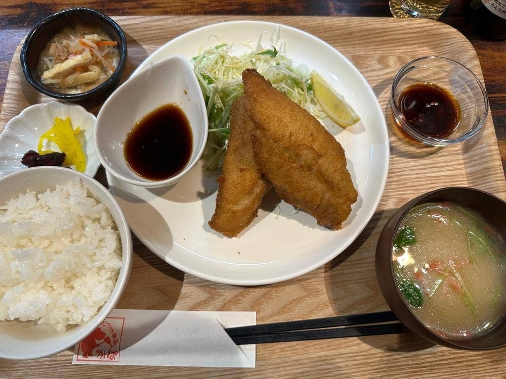 アジフライ食堂・ 京鉄板家 かば