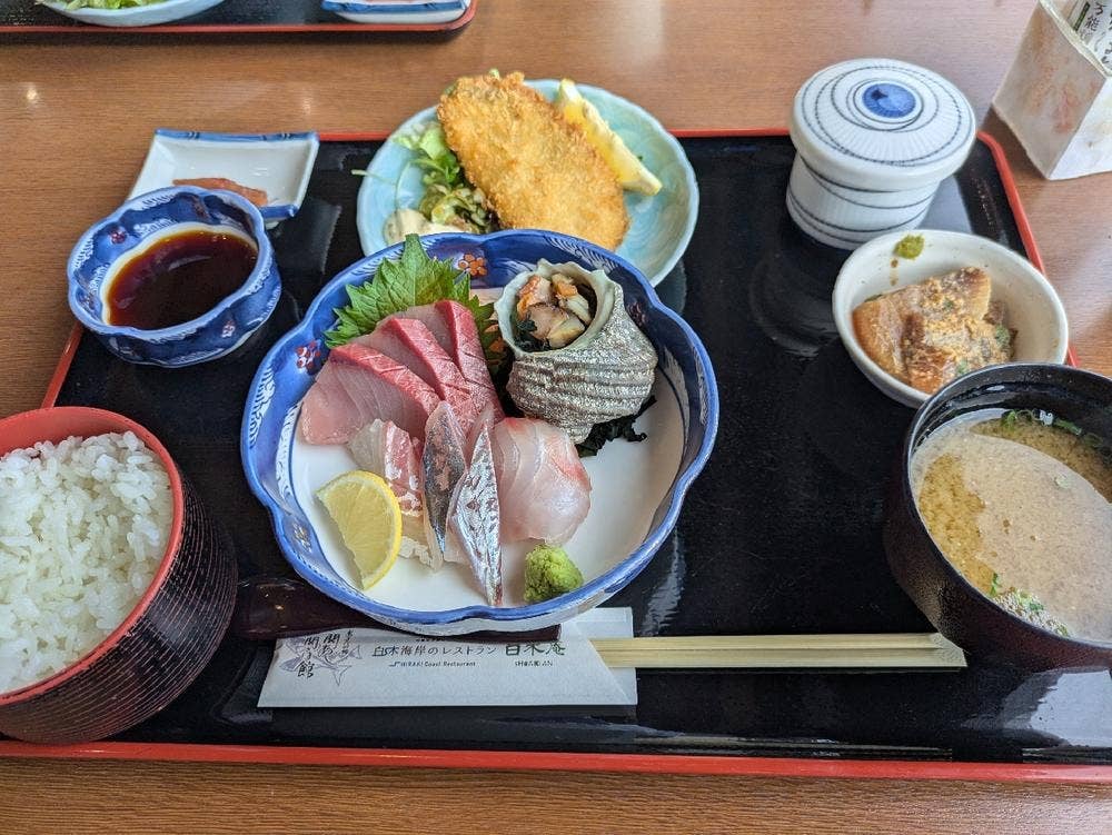 白木海岸のレストラン