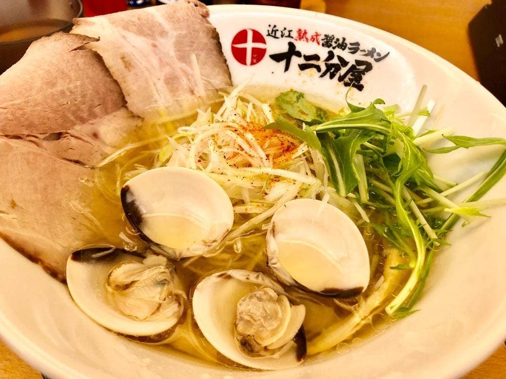 近江熟成醤油ラーメン十二分屋 大阪上本町YUFURA店
