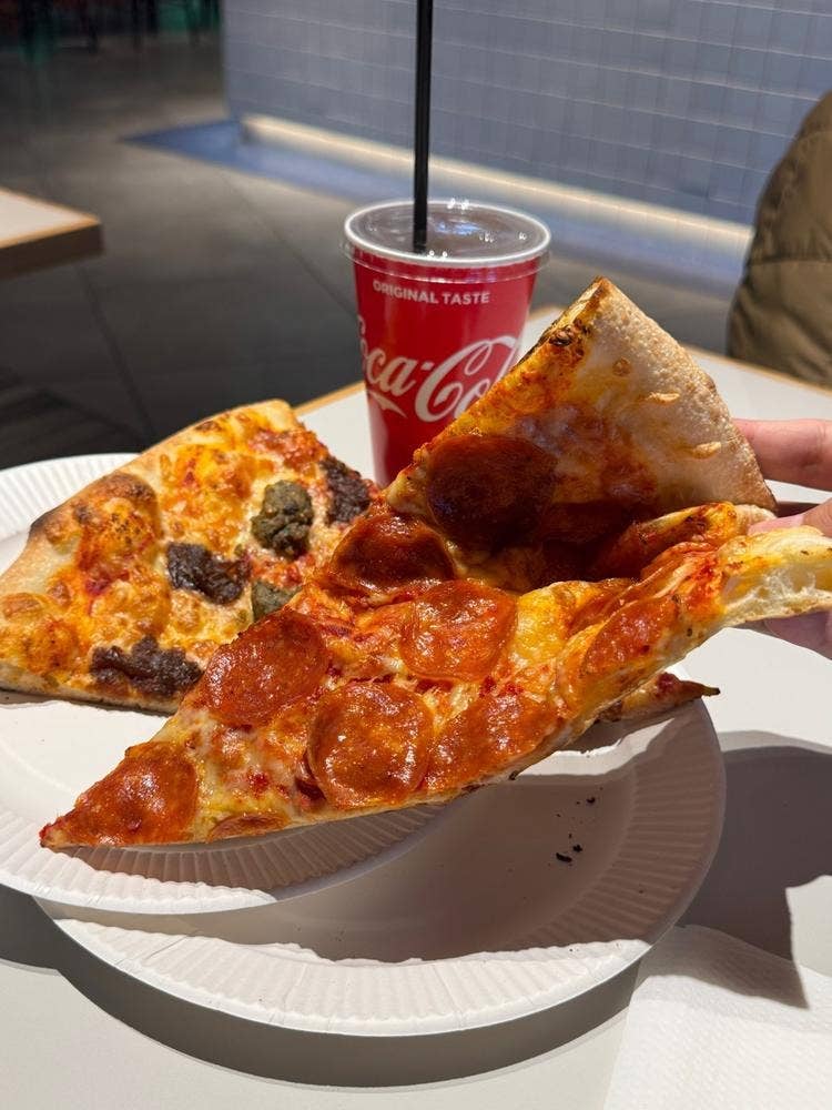 PIZZA SLICE UNDER THE PARK